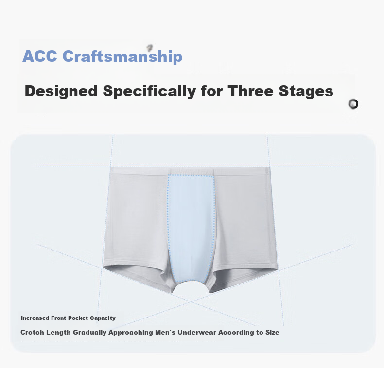 Aimer Kids Step-Up Shorts, Three-Step Youth Underwear, Modal Antibacterial Mid-Rise Boxer Briefs, 2-Pack, Smoky Cloud Soft Blue, Size 175 8