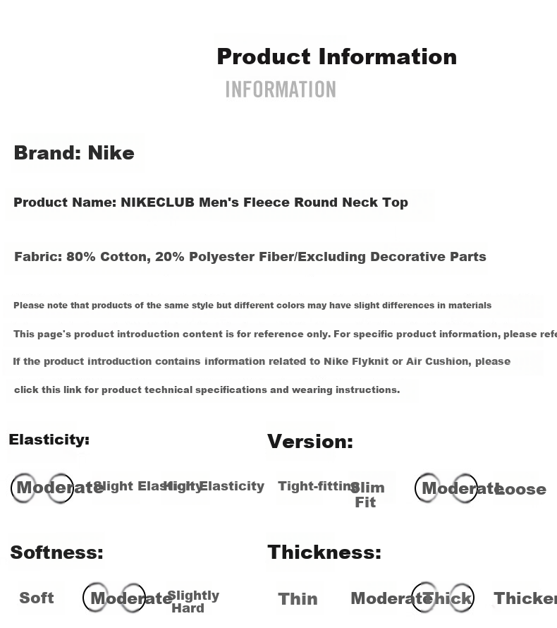 NIKE Men's Pullover Sweatshirt, Trendy And Fashionable, Simple And Versatile, Sportswear FN3887-010 Black, 2XL 3