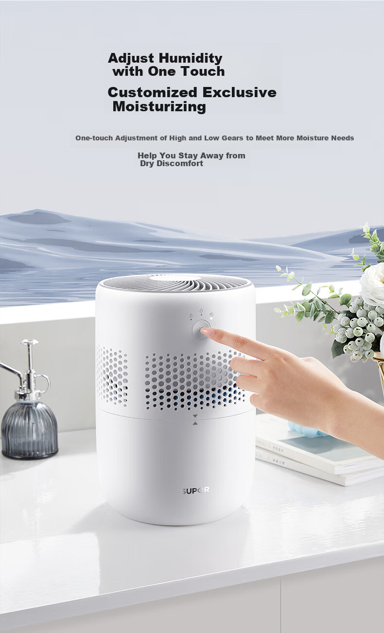 SUPOR Humidifier, No-Mist Hot-Selling, Quiet Operation, Large Capacity, High Mist Output, for Office And Bedroom Use, Home-Use Mist-Free Humidifier, Air Conditioner Fan Companion, 33A 19