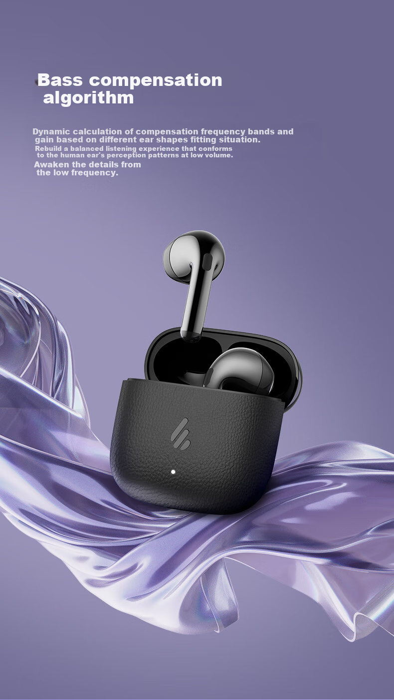 EDIFIER New Product Lolli Air True Wireless Bluetooth Earphones, Spatial Audio, Translation Headphones, Translation Device, Compatible with Apple Huawei Xiaomi Phones, Ice Purple, Graduation Gift 6