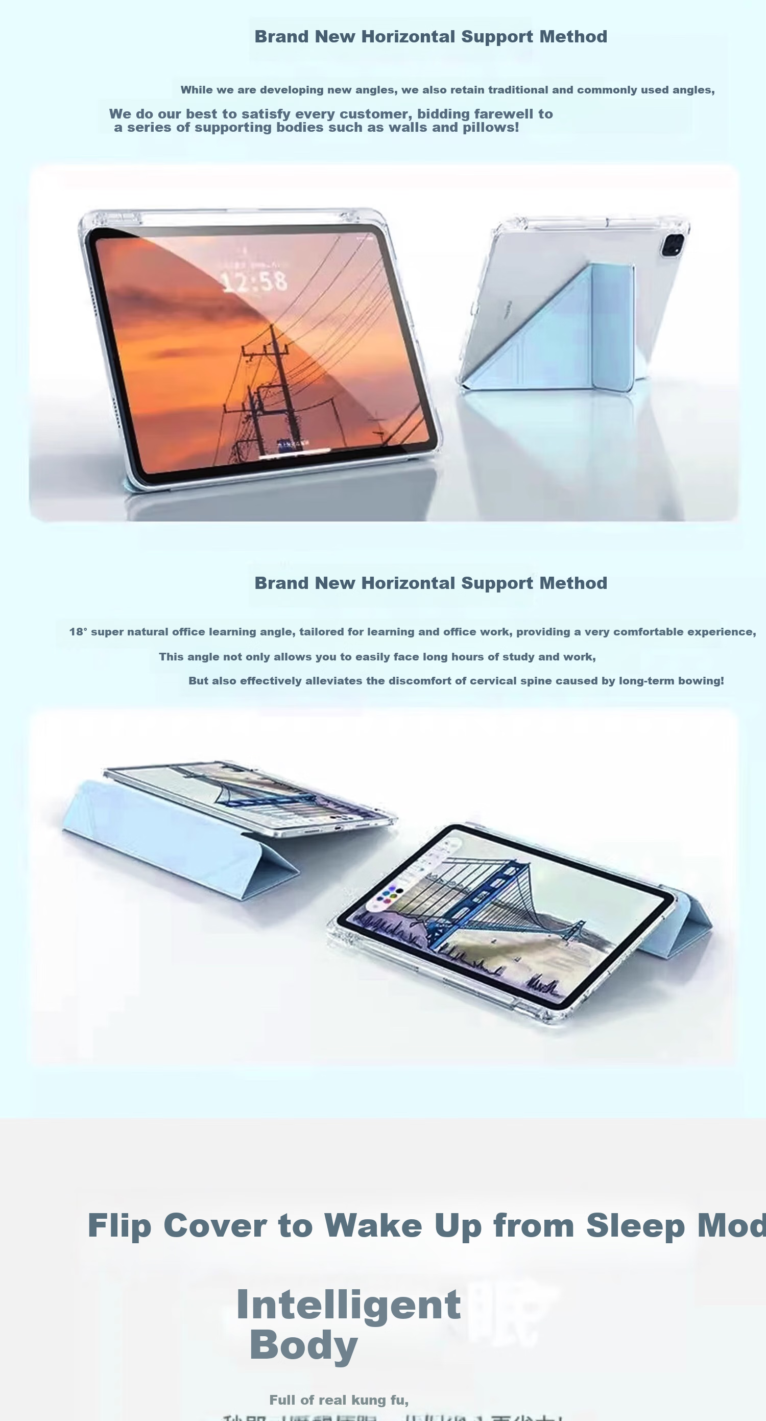 HBOALG Compatible with Xiaomi 7/7 Pro Tablet Case, 11.2-Inch Tablet Case for 2024 Model, 3+Y Foldable Magnetic Case with Pen Slot, Fully Enclosed, Anti-Bend, Shockproof, Smart Sleep Protection Cover 5