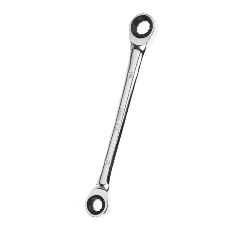 Great Wall Double Plum Blossom Wrench Double-Ended Plum Blossom Ratchet Quick Wrench Auto Repair Tool 72 Teeth 12-13mm 311917