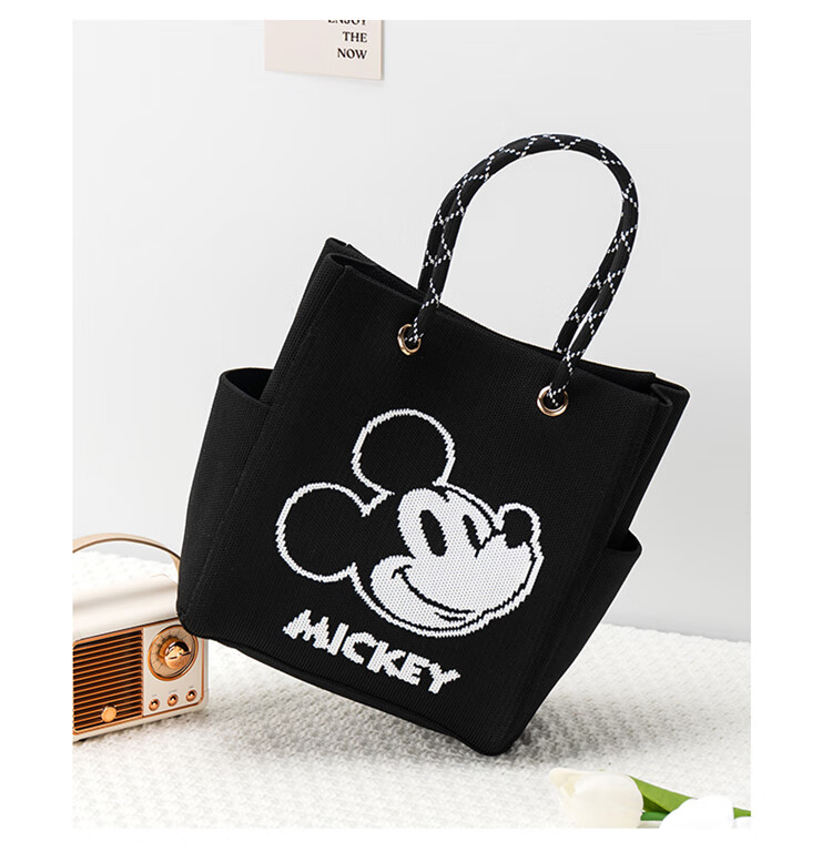 Disney Handbag, Women's Bag, Mickey Mouse Large Capacity Commuter Tote Bag, Small Purse for Women, College Student Bag, Women's Bag 1
