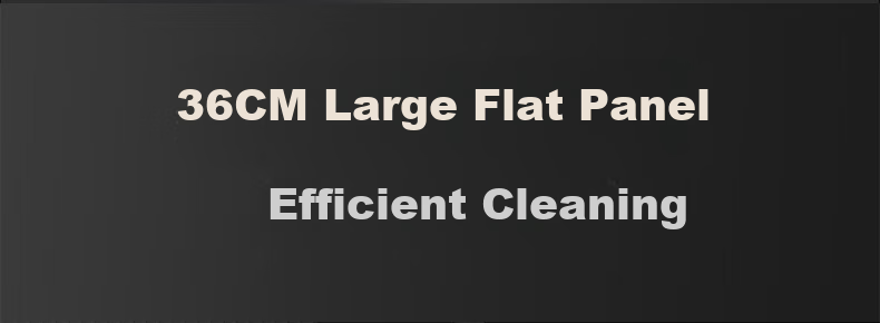 Wuyuehua Flat Mop, 33CM*1 Cloth Handle, 125CM Long Handle, Large Size, Squeegee Bucket, Wet And Dry Use, Flat Single Mop Accessory 5