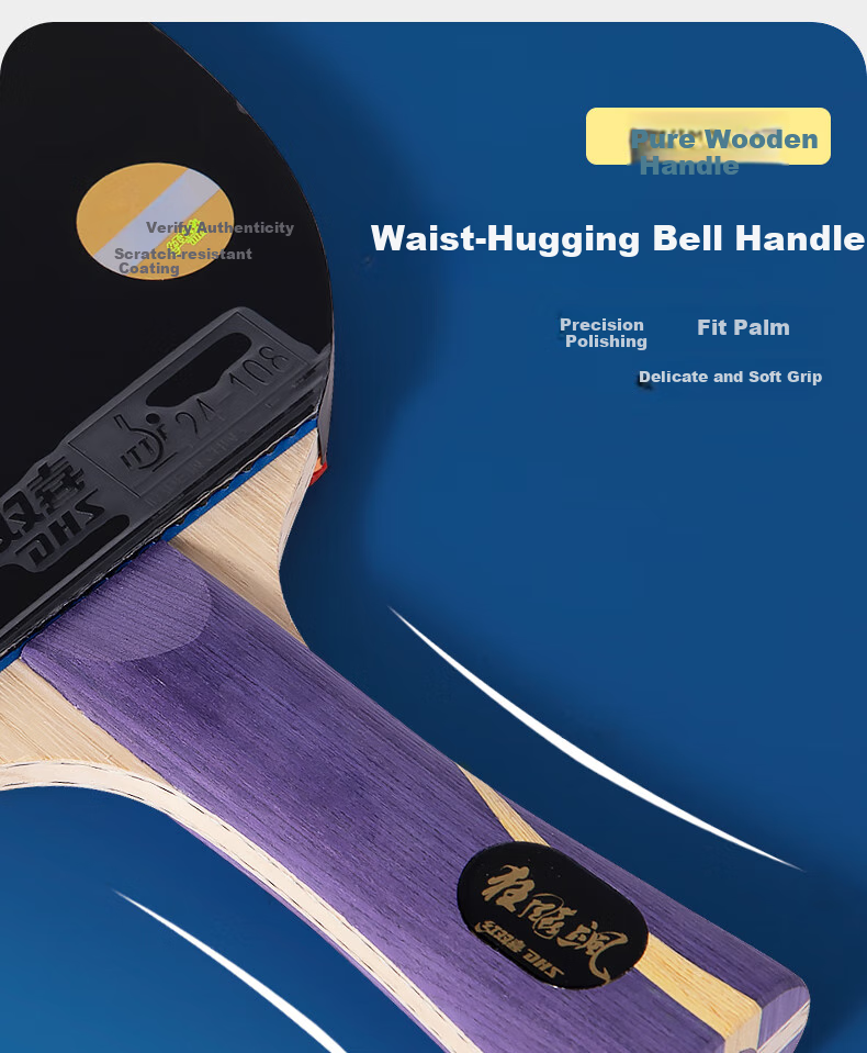 DHS Sun Yingsha Classic Gift Box Table Tennis Racket - Penhold Grip, Single Racket 6