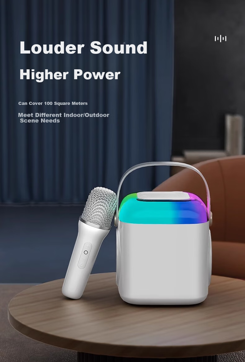 Soaiy SK18 Microphone, Karaoke Microphone, All-In Wireless Bluetooth Speaker, Singing Special Device, Home KTV Sound System Set, Children's Microphone for Home Use 10