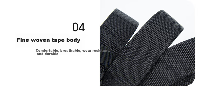 TFO Sixth Generation Outdoor Belt, Hiking And Travel Woven Casual Canvas Belt 2802411, Black 15