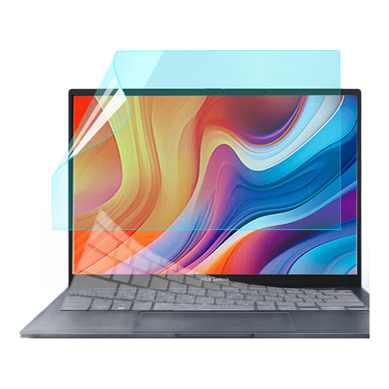 Jiasu ASUS Lingyao 14 (UX3405C) Keyboard Protector, Blue Light Blocking Screen Film, 14-Inch Laptop Protective Film Set, One Complete Kit for Convenience