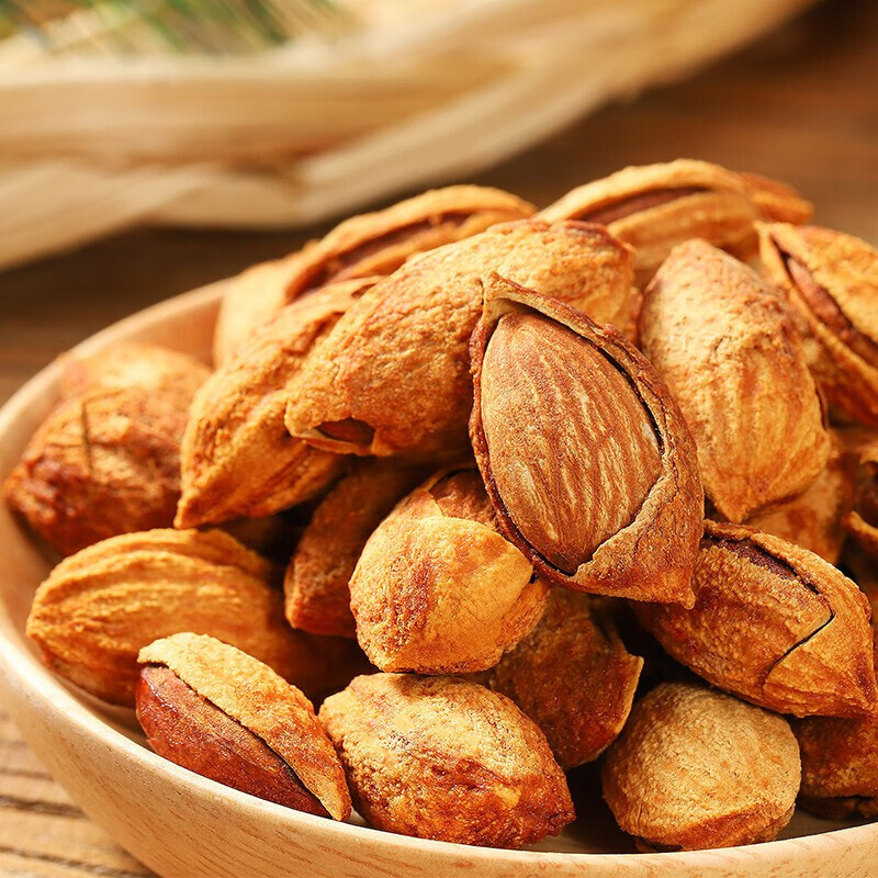 百历坚 罐装巴旦木500g 每日坚果炒货 休闲零食 薄壳笑口杏仁年货送礼