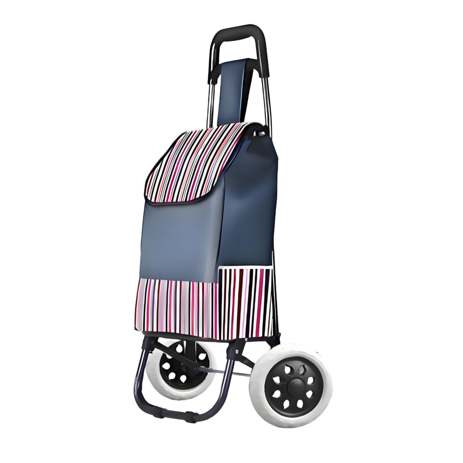 Honggong Portable Foldable Household Shopping Cart Stair Climbing Trolley Low Noise Wheels