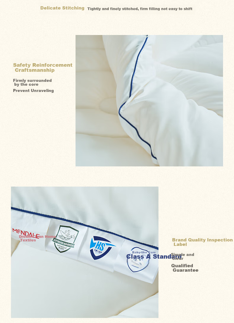 Mengjie Jiafang [70th Anniversary] Dream-Fueling 30% Soybean Fiber Two-In Comforter, Class A Antibacterial Parent-Child Quilt Filling, Approximately 1500g 12