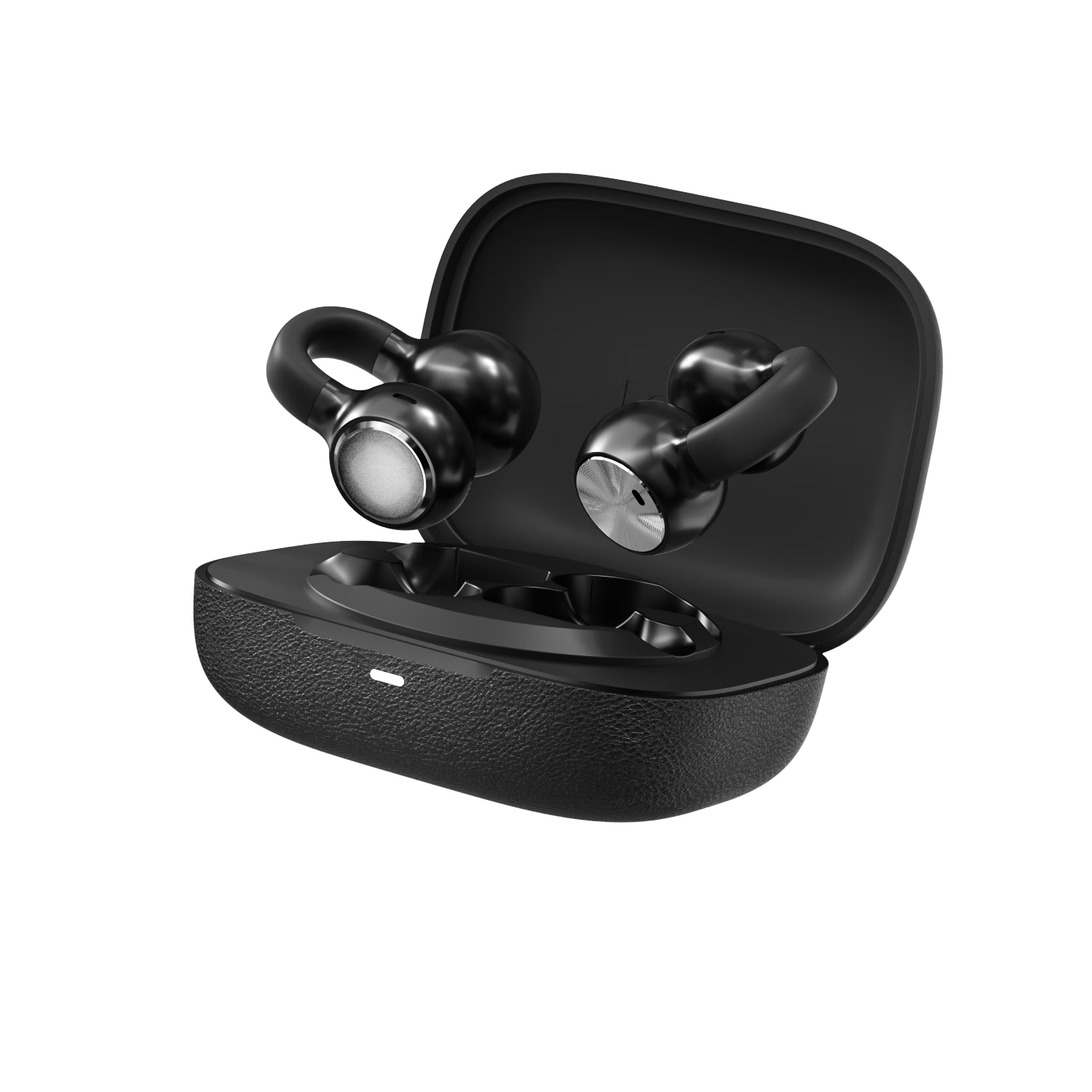 Lenovo EA430 Wireless Bluetooth Earphones, Clip-On Style, Call Noise Reduction Headphones, for Music And Gaming, Compatible with Android And Apple, Lightweight, 3D Surround Sound, Black