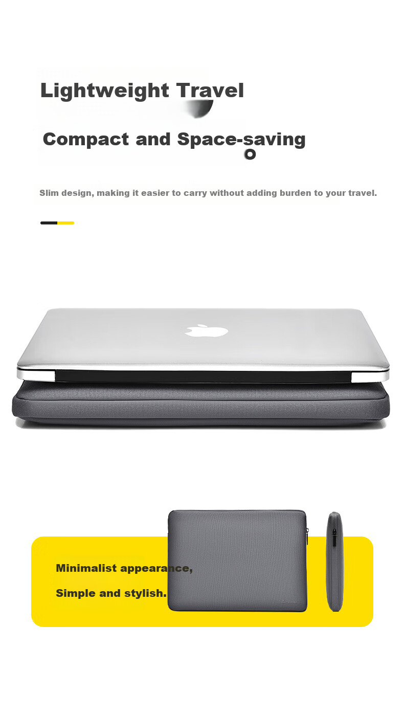 DiyiGongfang Laptop Sleeve Compatible with Neo Apple MacBook Air 13.6 Pro 13-Inch, Huawei Lenovo Xiaomi Dell Portable Laptop Protective Case for Men And Wome 4