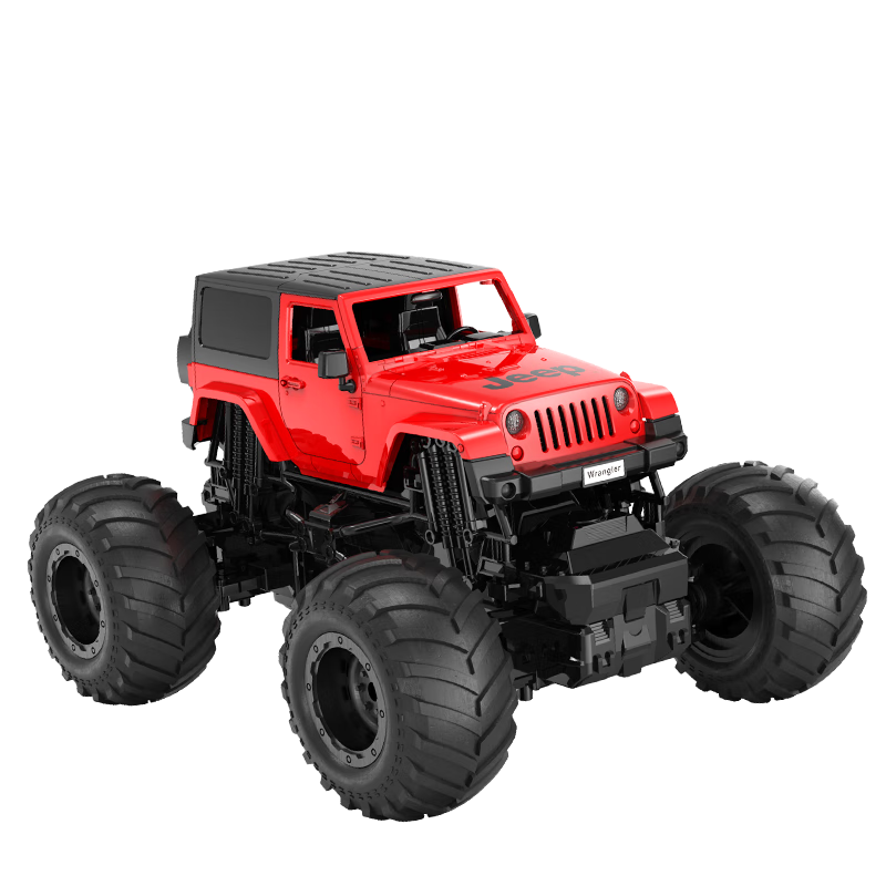 Shuangying Jeep Authorized Large-Sized Off-Road Vehicle, Realistic Remote Control Toy Car, Crab Stunt Car, Gift for Boys