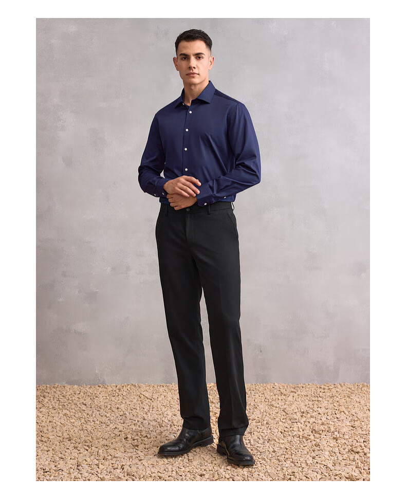 G2000 Men's Spring Autumn Multi-Stretch Business Commuter Anti-Static Antibacterial Dress Pants (Mall Same Style) 15