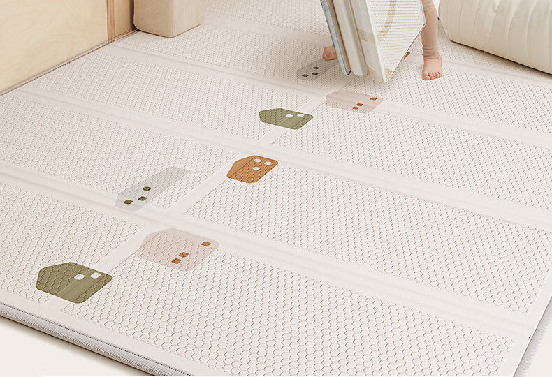 BG-BABYGO Little Green Core Foldable Baby Crawling Mat XPE Non-toxic Formaldehyde-free Anti-fall Home Floor Mat 14