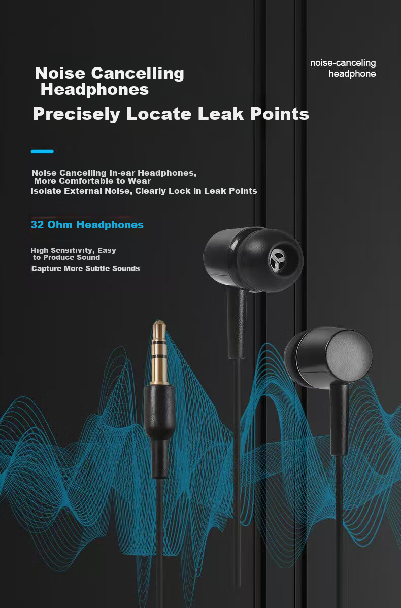 Honggong Leak Detector, Listening Device for Pipes And Hidden Pipes, Water Leak Locator, Sound Detector + Audio Field Strength Meter 3