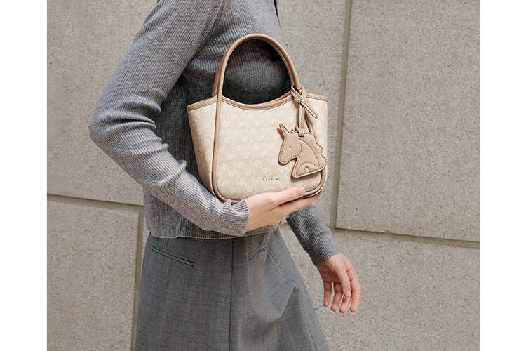 NUCELLE Wave Pattern Basket Water Bucket Bag 2026 Women's Handheld Commuter Luxury Shoulder Crossbody Bag Birthday Gift for Girls 24