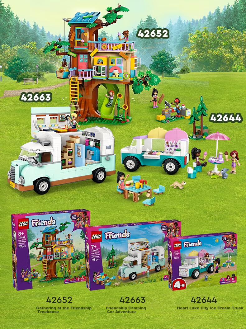 LEGO Friends 42663 Camping Explorer Car, Adventure Toy for Boys And Girls, Children's Birthday Gift, Home Decoratio 10
