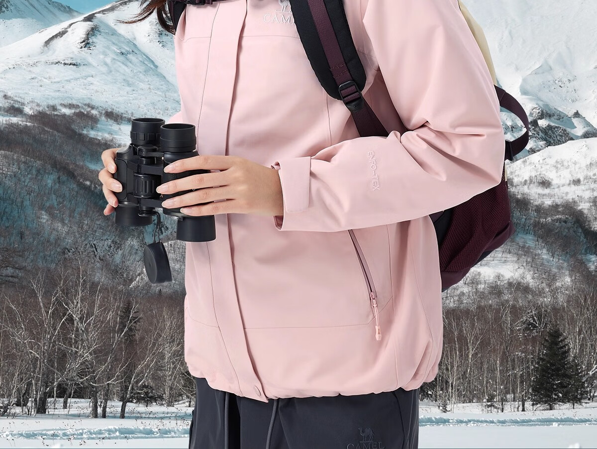 CAMEL Women's Outdoor Jacket Men's 3-in-1 Waterproof Breathable Down Liner Hiking Mountaineering Coat 6