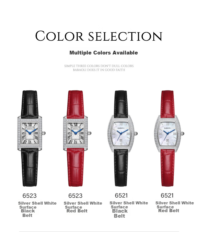 Babaoli Brand Women's Watch, New Style for 2026, Light Luxury Niche High-End Ladies' Watch, Top Ten Birthday Gift, Practical 6