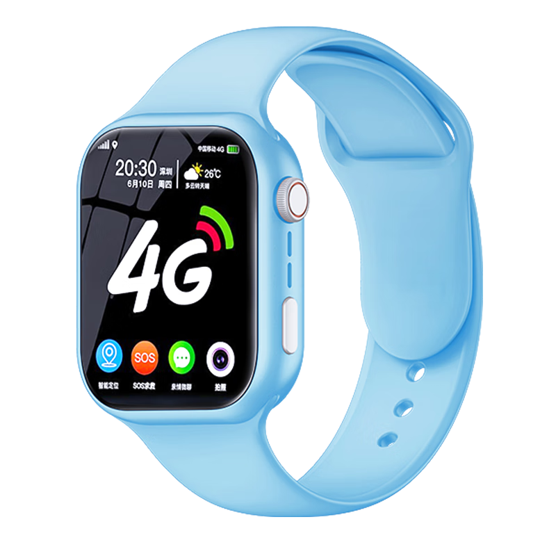 Ozing [No Game Long Standby] Children's Smart Watch Phone 4G Full Network Student Youth Middle And High School Precise Positioning Sports-Grade Waterproof Video Smart Watch