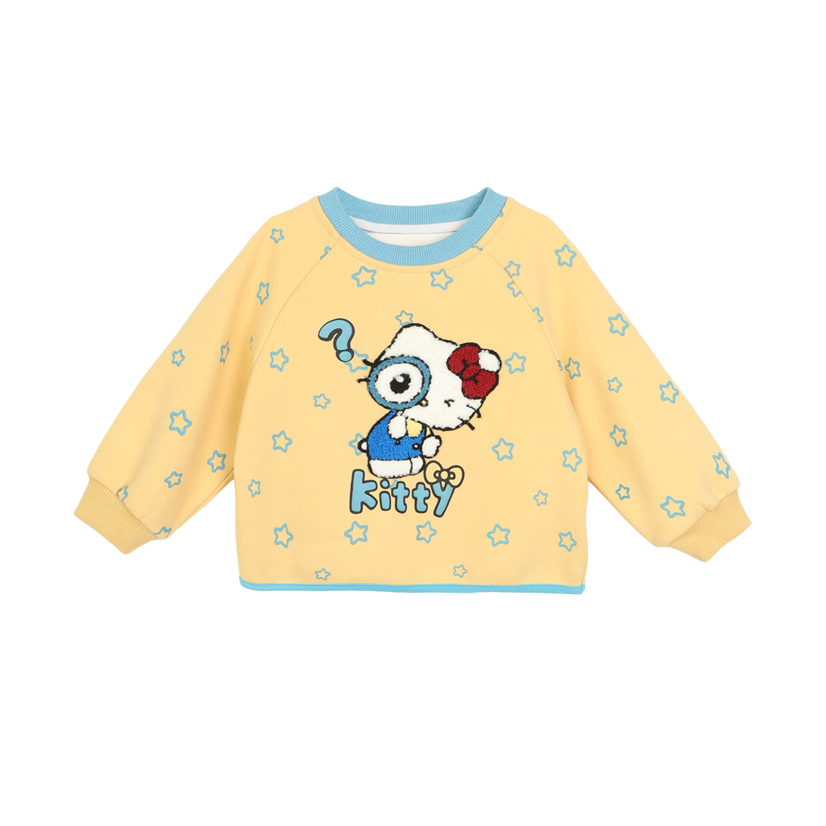 LUSON Little O Dad Baby Girl Cartoon Sweatshirt 2025 Autumn New Baby Round Neck Cute Stylish Top
