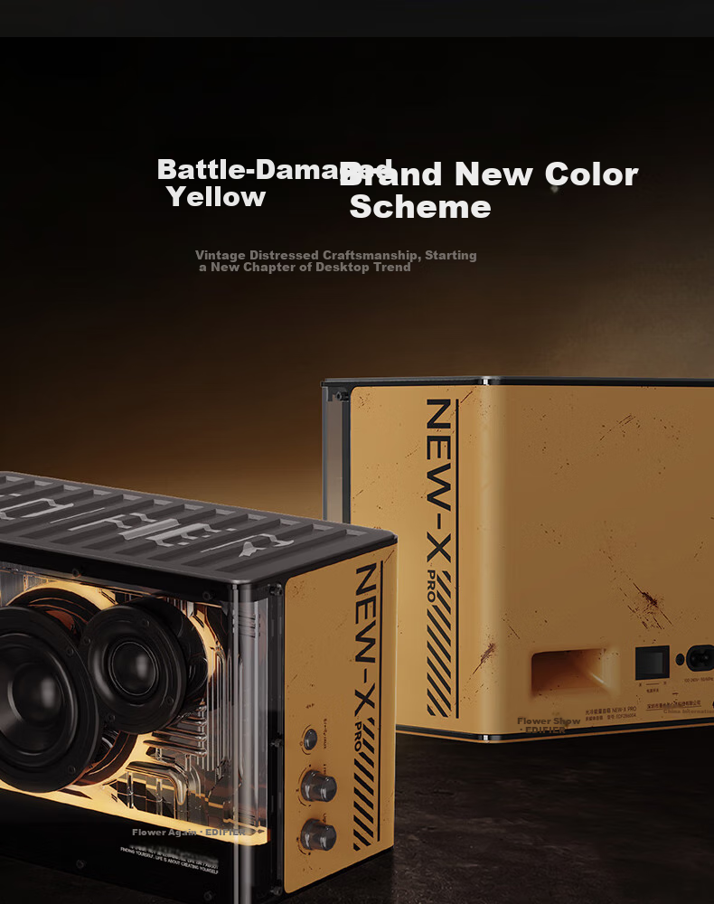 EDIFIER NEW-X PRO Light Cooling Energy Speaker Bluetooth Computer Speaker Gaming Desktop Speaker Phantom Black 4