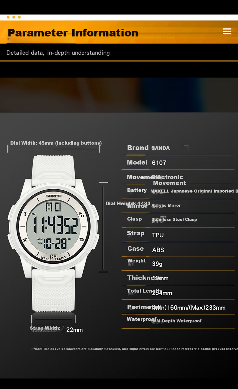 GEORGCOUNT Men's Watch for Students, Teenagers, Middle And High School Students, Multifunctional Waterproof Luminous Children's Electronic Watch for Boys 9