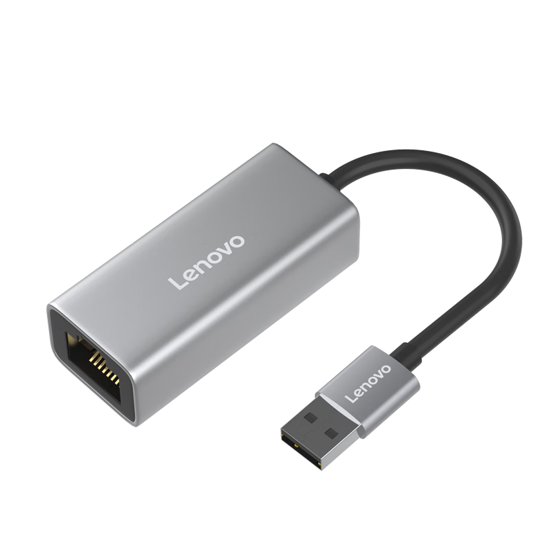 Lenovo USB 3.0 Expansion Dock, Gigabit Ethernet Port Adapter, USB-A to RJ45 Wired Network Card Expander, Laptop Broadband Converter, USB Hub