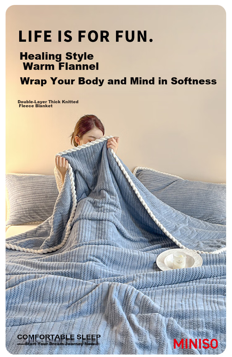 MINISO Blanket, Summer Thin Quilt, Nap Blanket, Cooling Quilt for Summer, Air Conditioning Quilt, Towel Blanket, 200x230cm 1