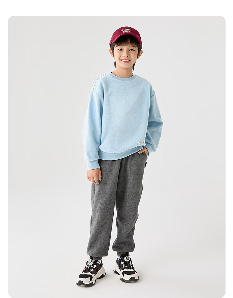 BALABALA balaOne Kids Fleece Anti-Static Sweatshirt Unisex Children Winter 2025 208425121201 3