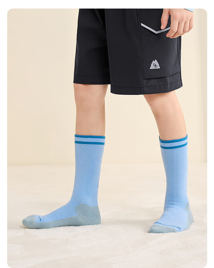BALABALA balaOne Autumn Winter Unisex Cotton Antibacterial Deodorant Mid-Calf Socks 2 Pairs 208925172203 3