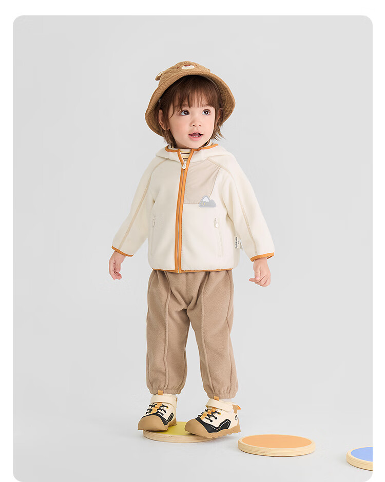Balabala Kids Fleece Two-Piece Set for Boys and Girls 2025 Autumn Winter Anti-Static Cute Children's Clothing 208425104203 3