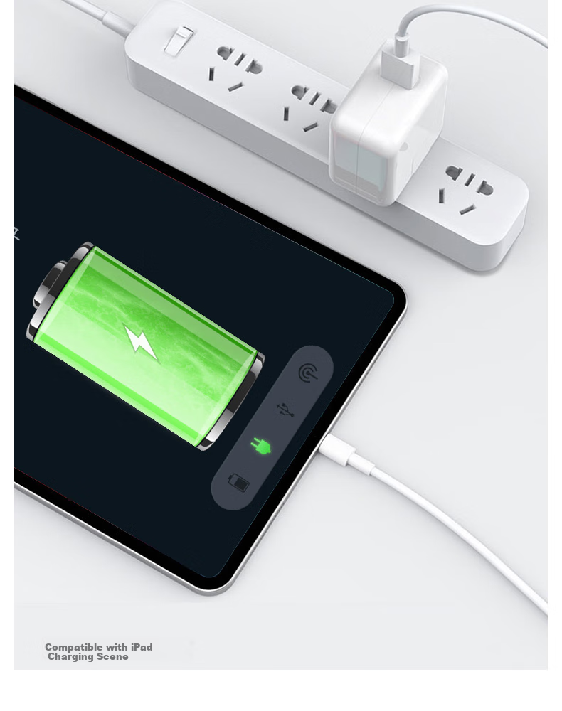 OKSJ, Suitable for Apple 15 Charger Charging Cable, 20W Fast Charging Set, Type-C Gallium Nitride IPhone 18 Pro Max/Plus, 20W Fast Charging Head + 1m + 2m Braided Cable 13