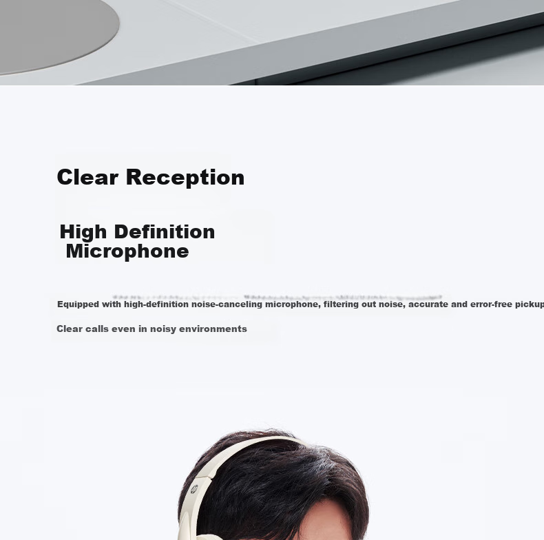 HP Wired Headphones, Over-Ear, High-Definition Noise-Cancelling Earphones with Microphone, for Computer Office Online Classes And CET-4/6 Exams, Milk Tea Color 10