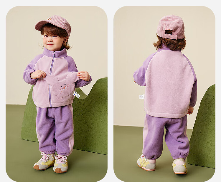 Minibala Kids Anti-Static Long Sleeve Set with Pants Winter 2025 3