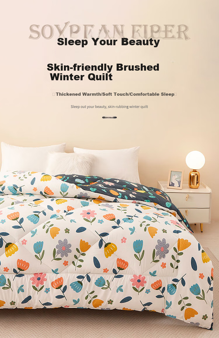 YALU&FREEDOM Comforter for Autumn And Winter, Single Student Dormitory Air Conditioning Quilt, Single Cotton Quilt, 5 Jin, 150x200cm, Blue Plaid 1