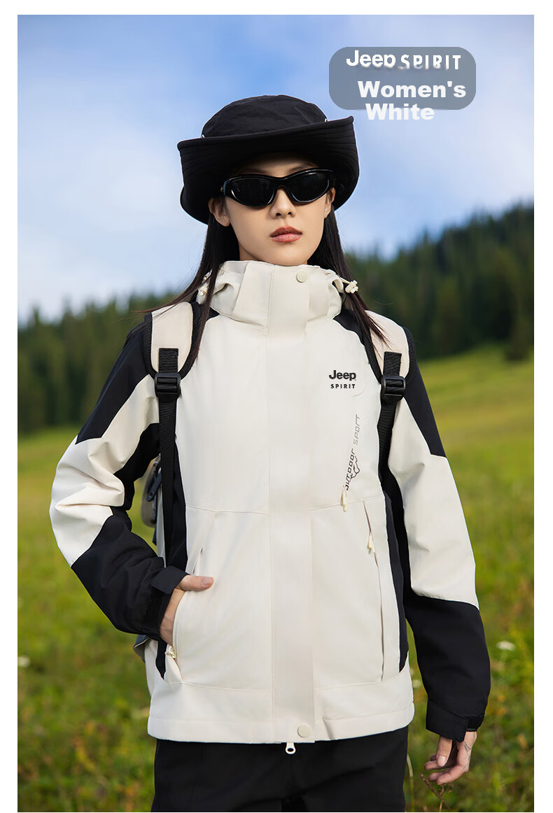 JEEP SPIRIT Windbreaker Jacket for Men And Women, Spring And Autumn Outerwear, Outdoor Windproof Coat, Warm Windbreaker 13