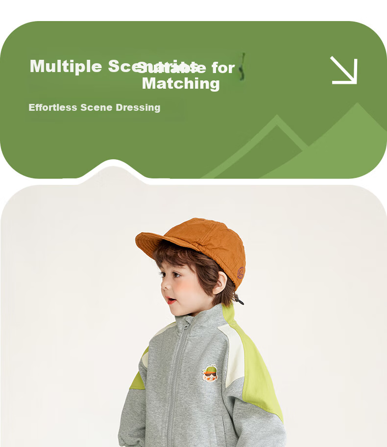 Ciciibear [Level 3 Anti-Pilling] Ciciibear Boys' Sweatshirt Set, Children's Long-Sleeve Autumn Outfit, Baby Outdoor Spring And Fall Sportswear 2