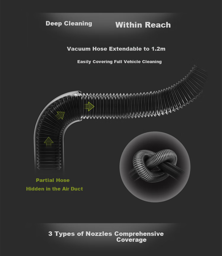 WORX 20V Lithium Battery Car Vacuum Cleaner WU035.9 (Bare Tool) Rechargeable for Car And Home Use 10