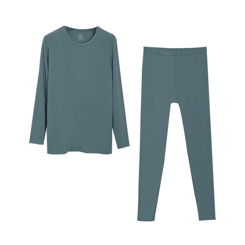 Hodo Home Modal Men's Autumn Winter Soft Elastic Bare Touch Thermal Underwear Set