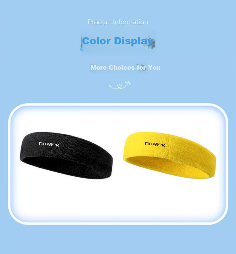 Duweike Sports Yoga Headband, Wristband for Men And Women, Forehead Band, Children's Sweat-Absorbing Headband, Running Basketball Fitness Three-Piece Set, Black 13