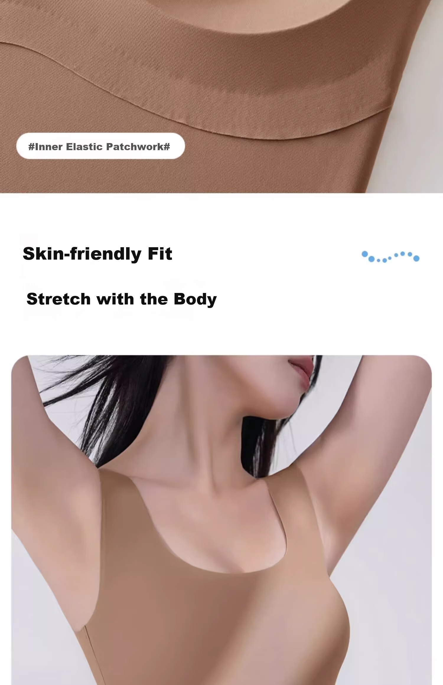 MiiOW Ice Silk Camisole Tank Top for Women with Built-In Bra Pads, White Seamless Sun Protection Inner Wear Or Outer Layer 6