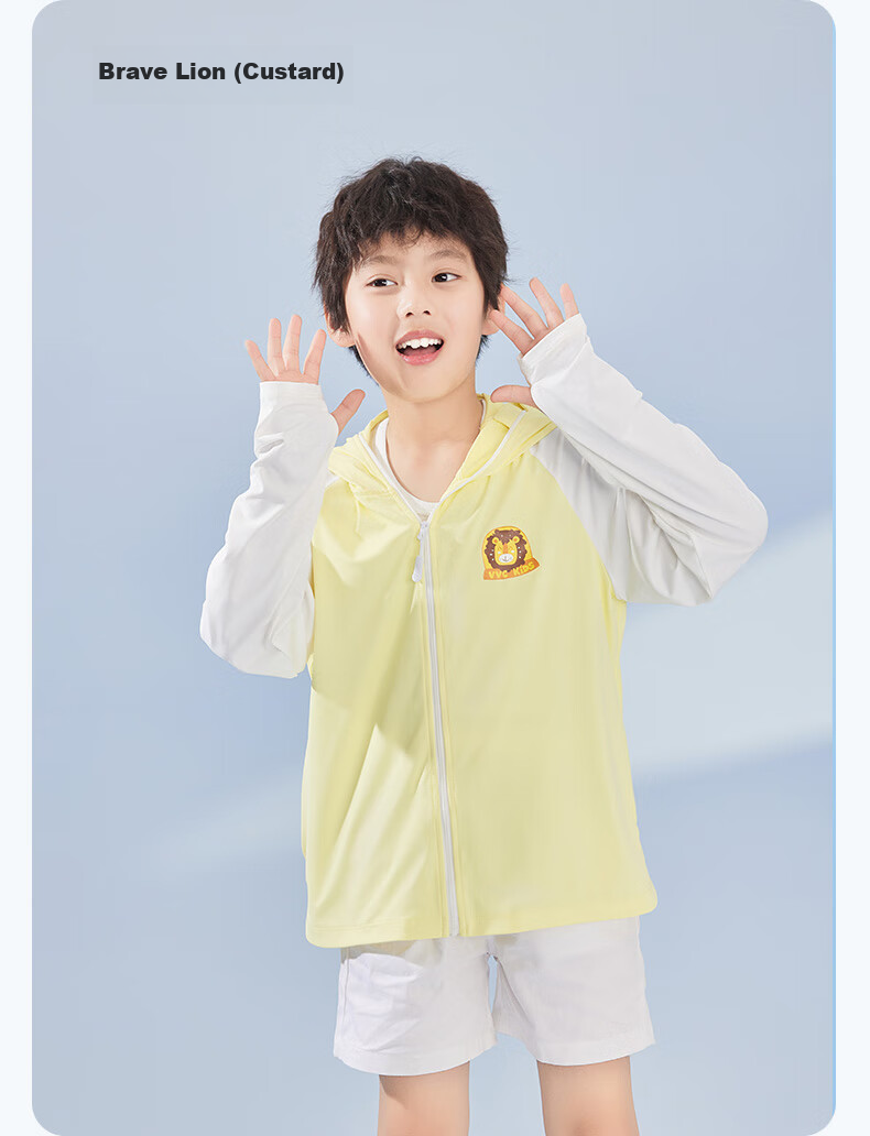 VVC Children's Sun Protection Clothing, UV-Resistant Ice Silk Thin Sun Protection Shawl, Unicorn (Light Purple), Girls' -140 10