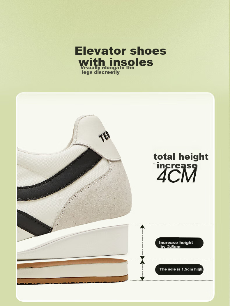 TEENMIX Rainbow Filling Candy, Height-Increasing Thick-Soled Red Forrest Gump Sneakers, Casual Sports Shoes 9