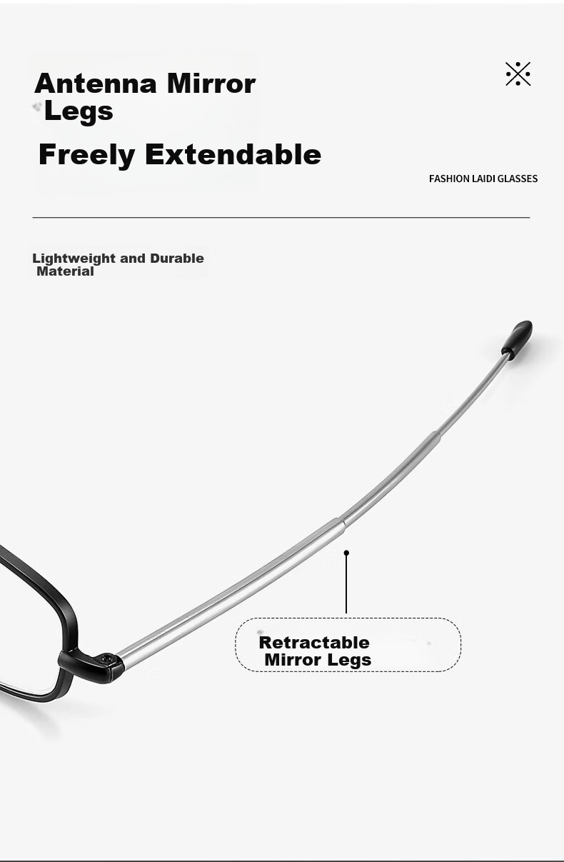 Mumujian Imported HD Reading Glasses Men Foldable Portable Blue Light Blocking Anti-Fatigue Ultra-Light Fashion Elderly Glasses Women 10