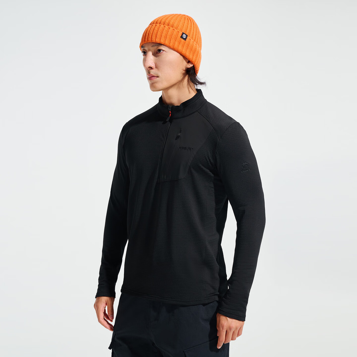 TOREAD Fleece Jacket 25 Autumn Winter Lightweight Pullover Anti-Static Warm Casual Base Layer TACCAN91005