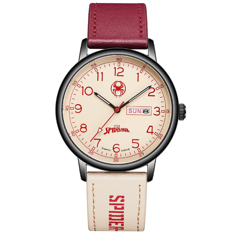Disney Marvel Men's Watch Vintage Dual Calendar Waterproof Teen Student Gift
