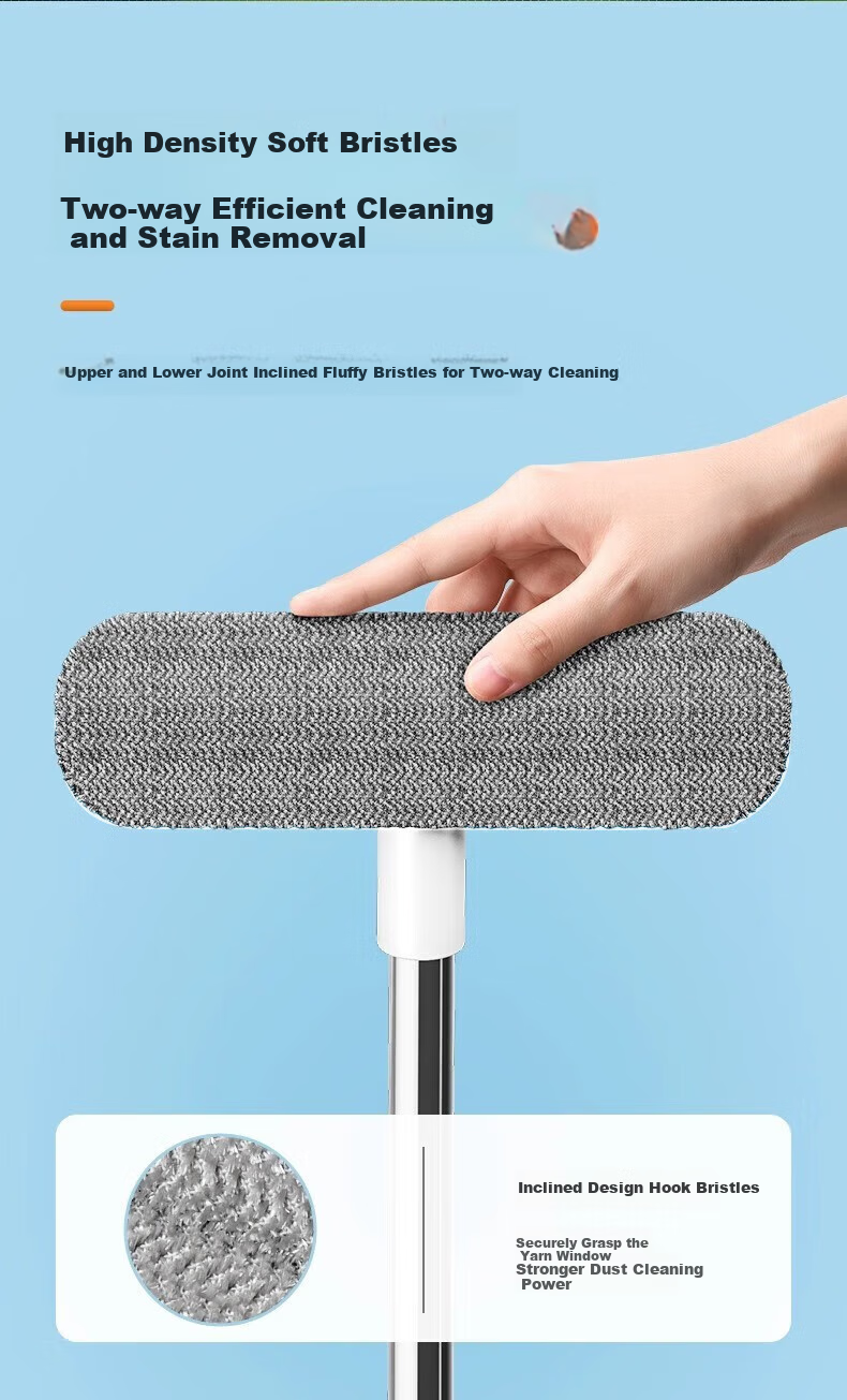 Jiabangshou Wall-Mounted Toilet Brush Set, No Drilling Required, Bathroom Cleaning Brush, No Dead Angle Cleaning Tool 5